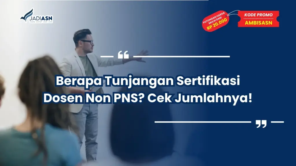 berapa tunjangan sertifikasi dosen non pns
