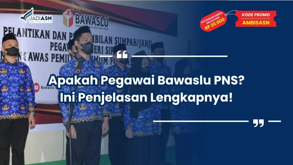 apakah pegawai bawaslu pns