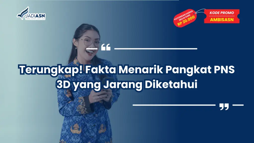Pangkat PNS 3D
