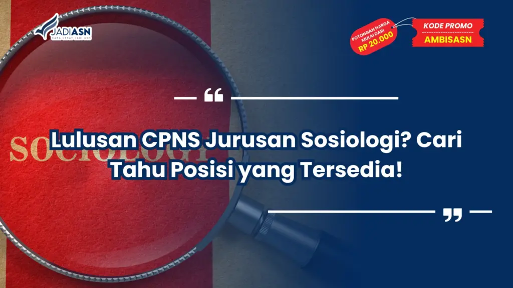 CPNS Jurusan Sosiologi