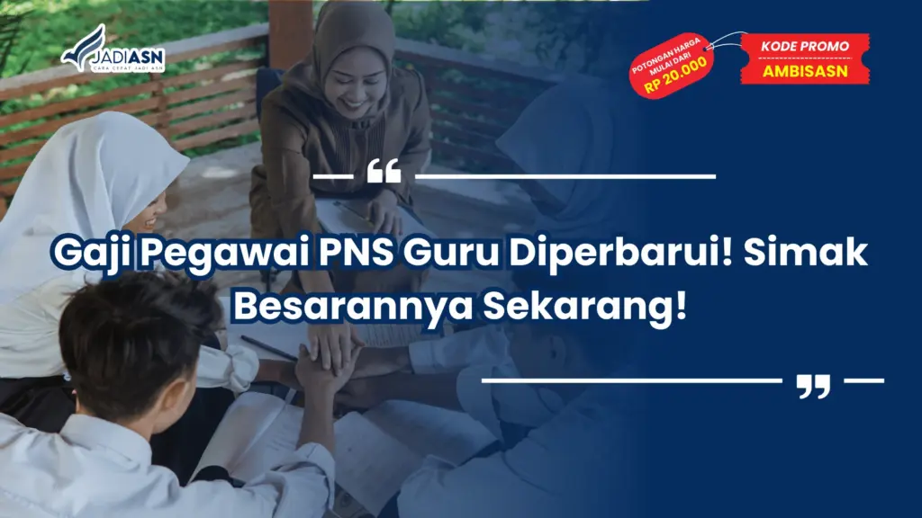 Gaji Pegawai PNS Guru