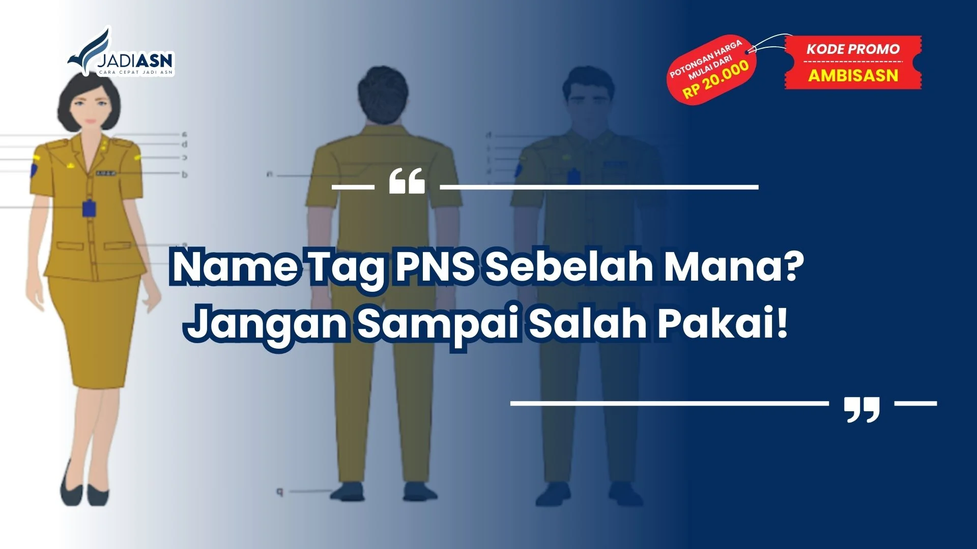 name tag pns sebelah mana