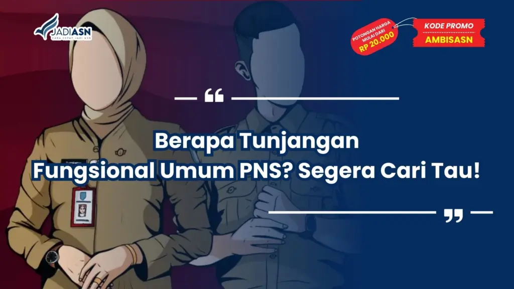 berapa tunjangan fungsional umum pns