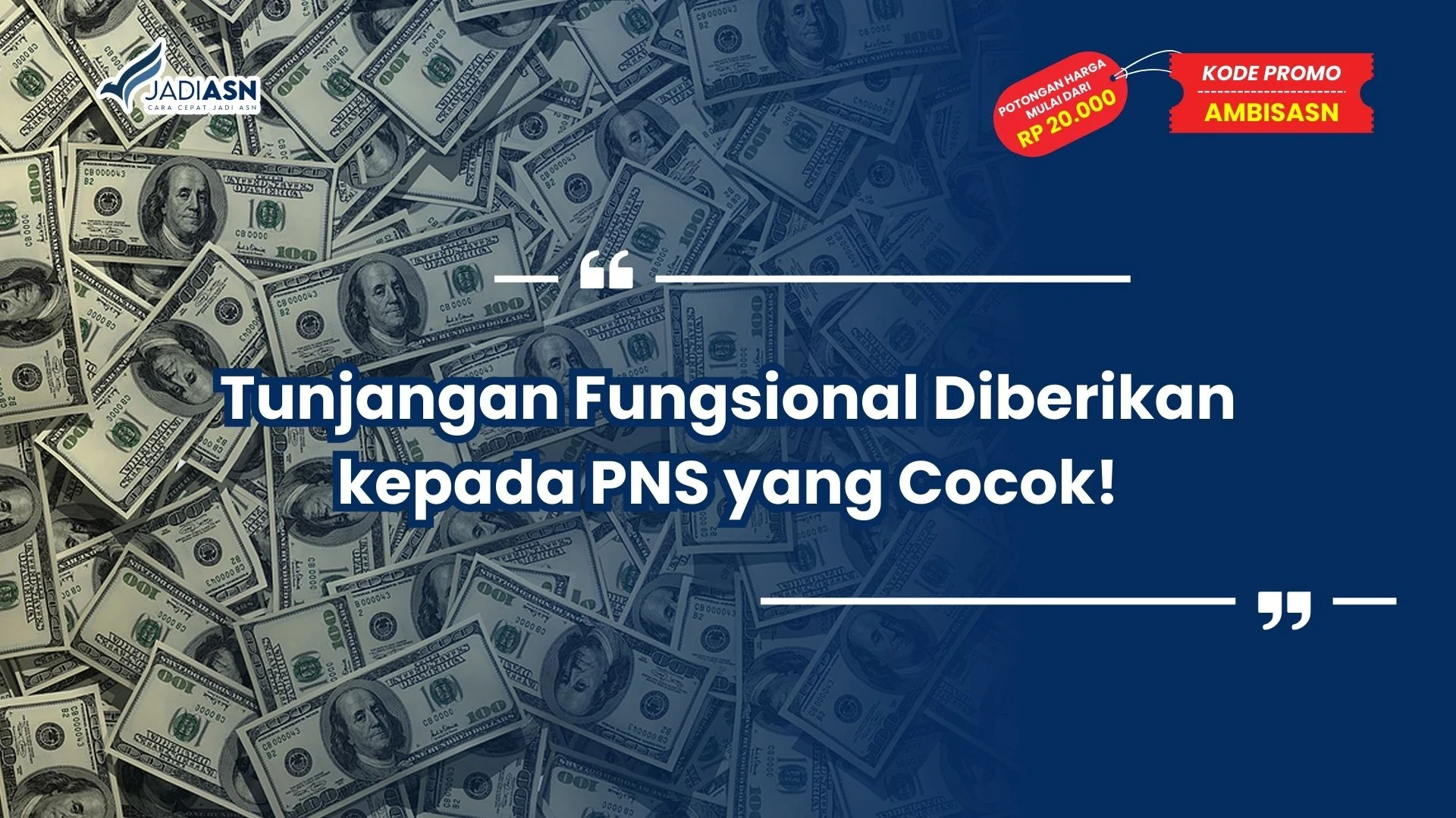 Tunjangan Fungsional Diberikan kepada PNS yang Bekerja sebagai