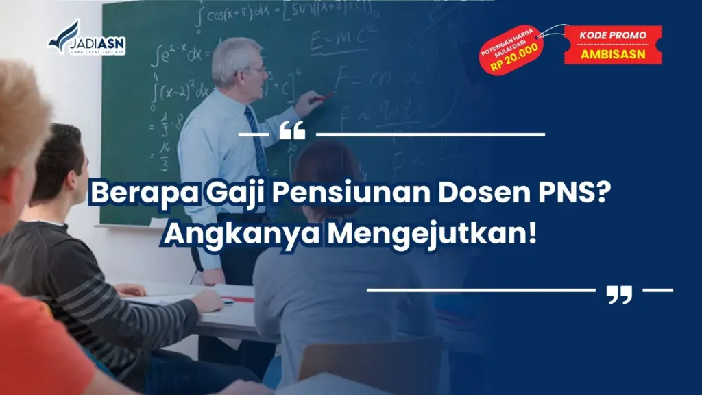 berapa gaji pensiunan dosen pns