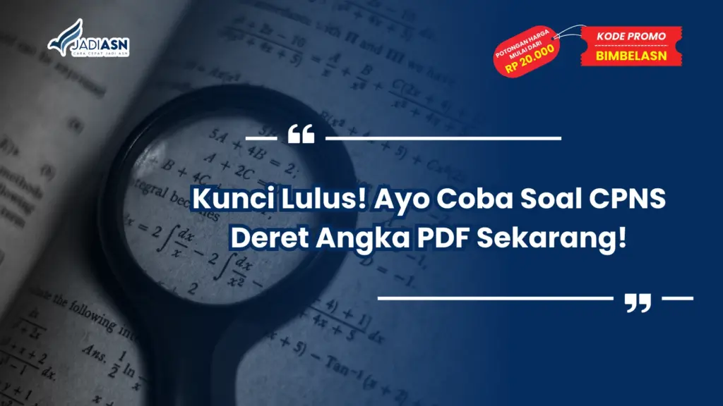 Soal CPNS Deret Angka PDF