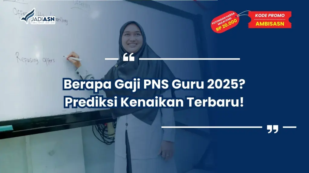 berapa gaji pns guru 2025