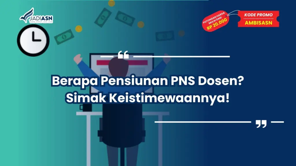 berapa pensiunan pns dosen