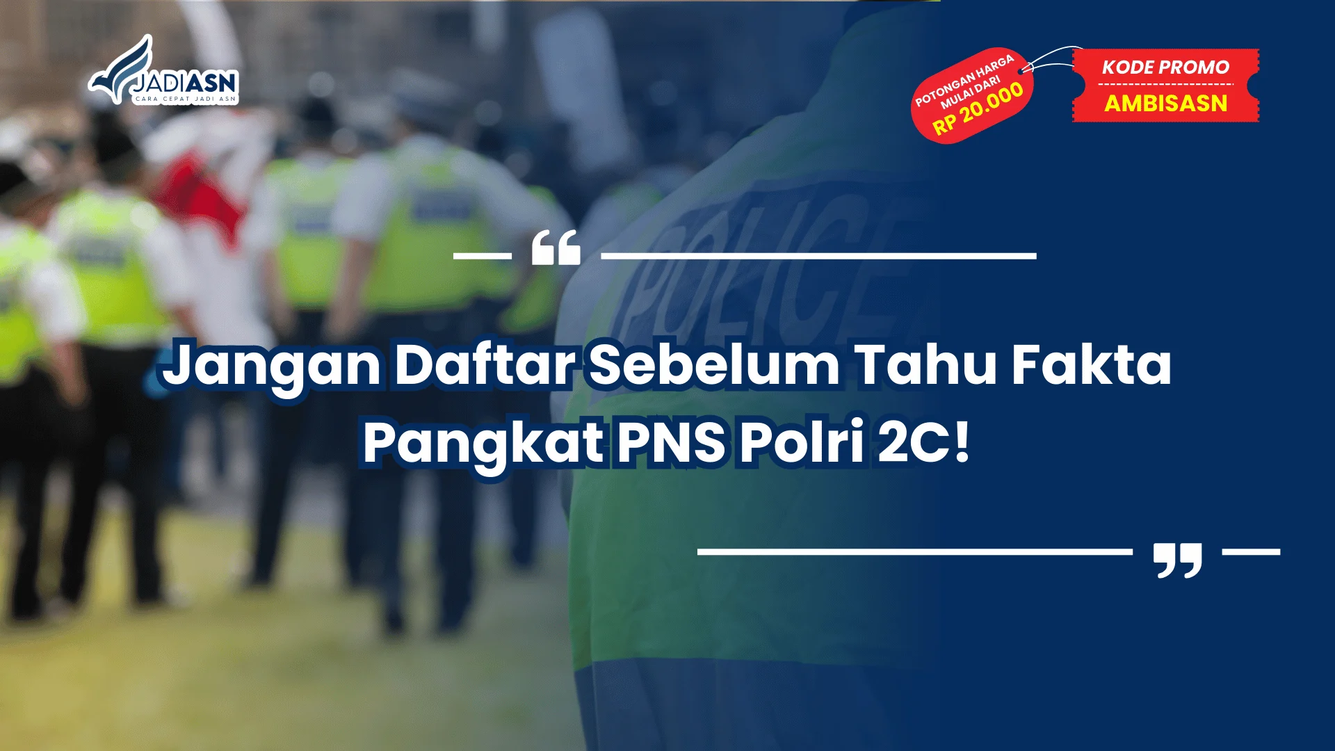 Pangkat PNS Polri 2C