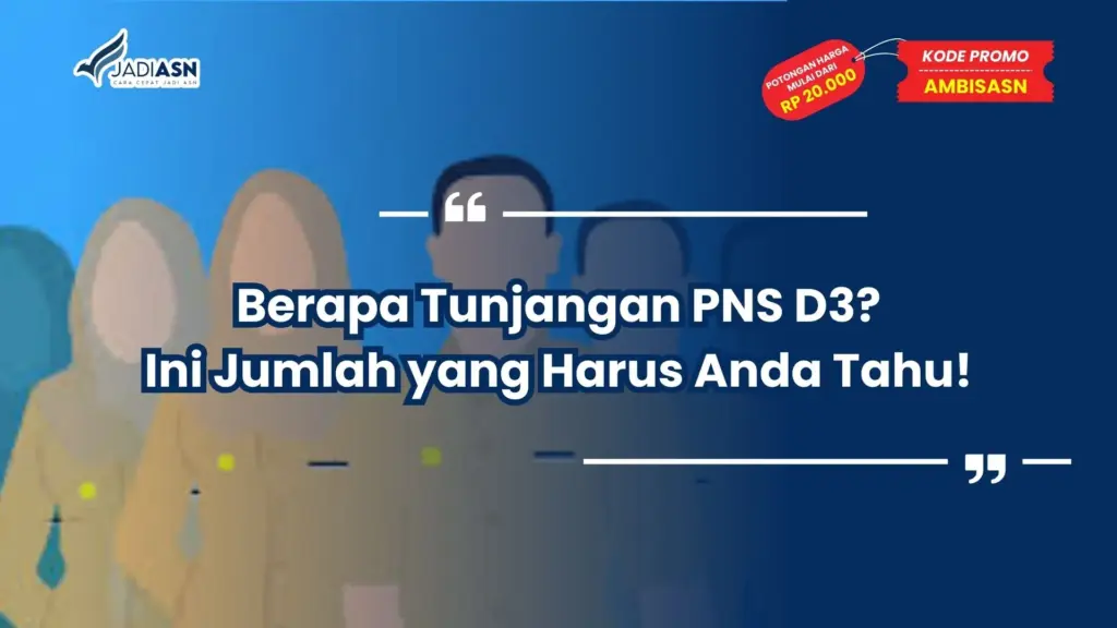 berapa tunjangan pns d3