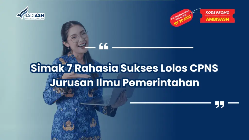 CPNS Jurusan Ilmu Pemerintahan