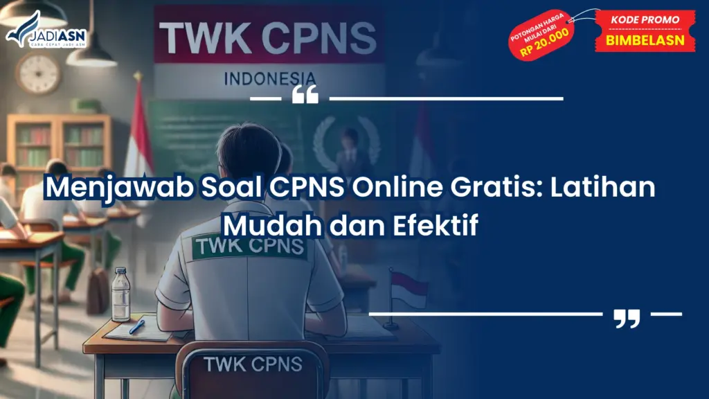 Menjawab soal cpns online gratis