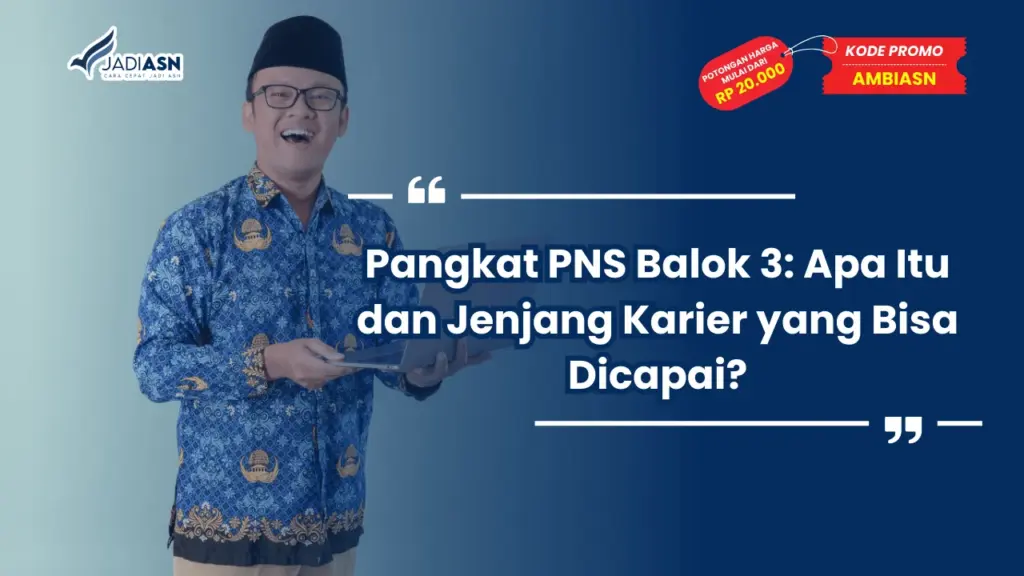 Pangkat PNS Balok 3