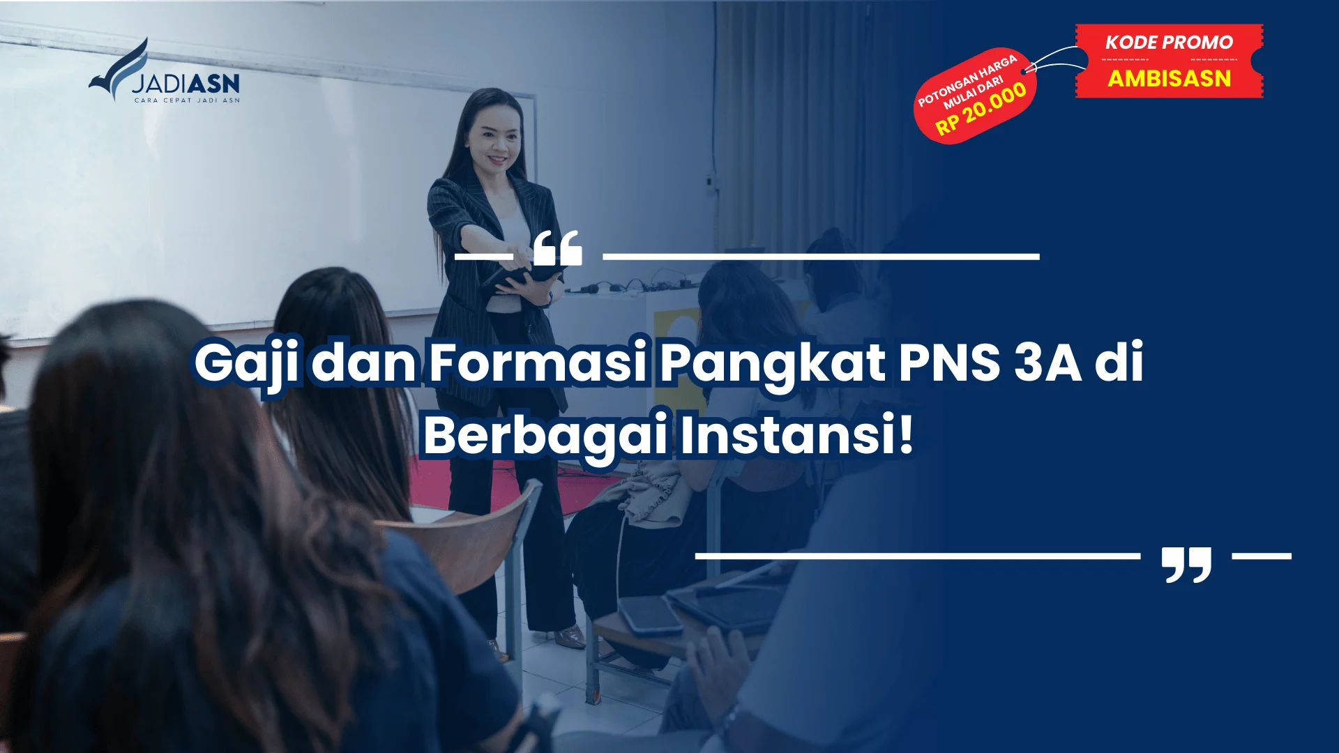 Gaji dan Formasi Pangkat PNS 3A di Berbagai Instansi!