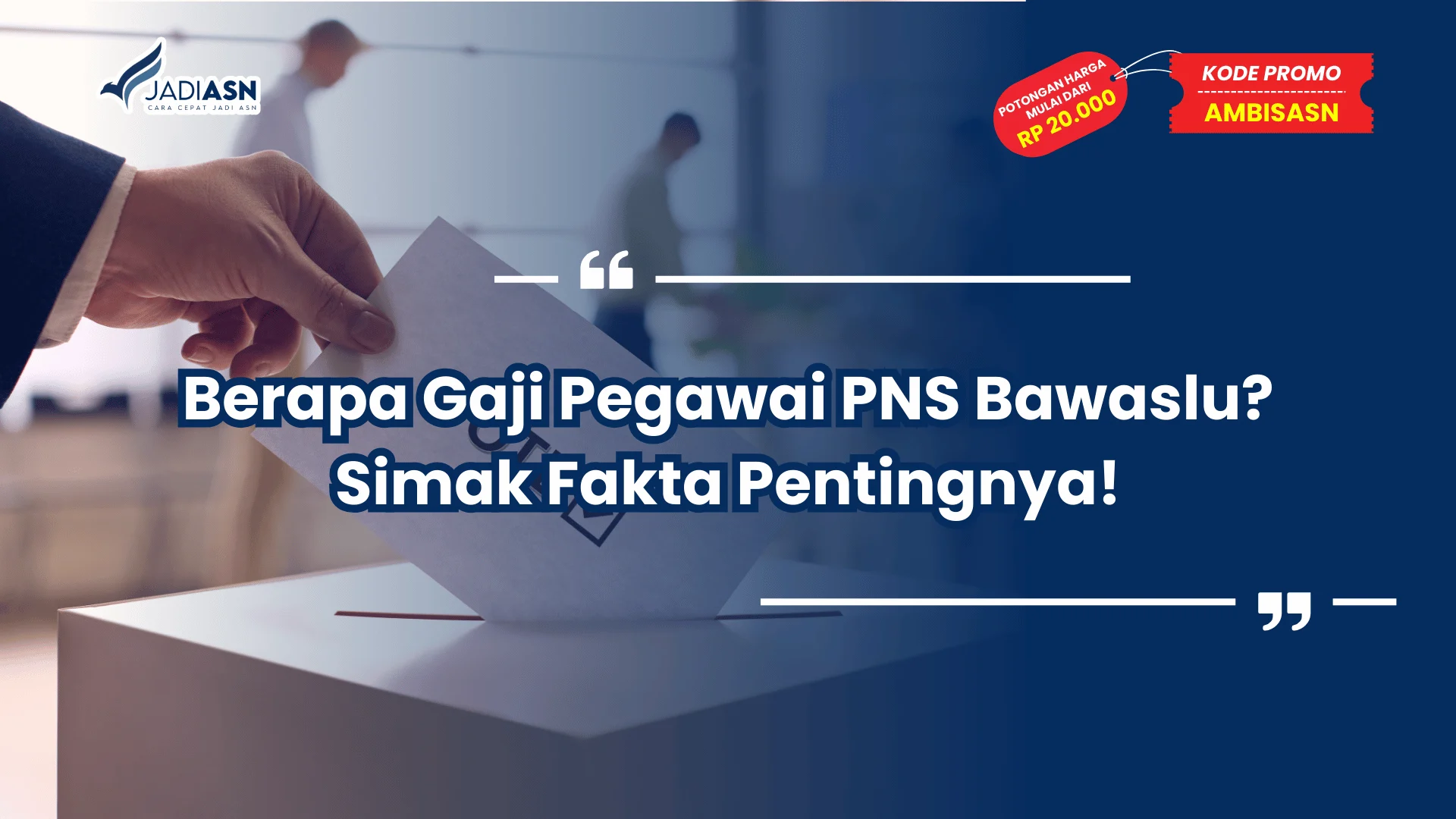 Gaji Pegawai PNS Bawaslu