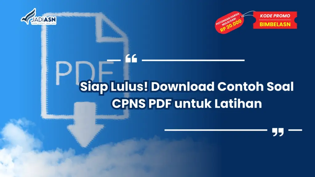 Download Contoh Soal CPNS PDF