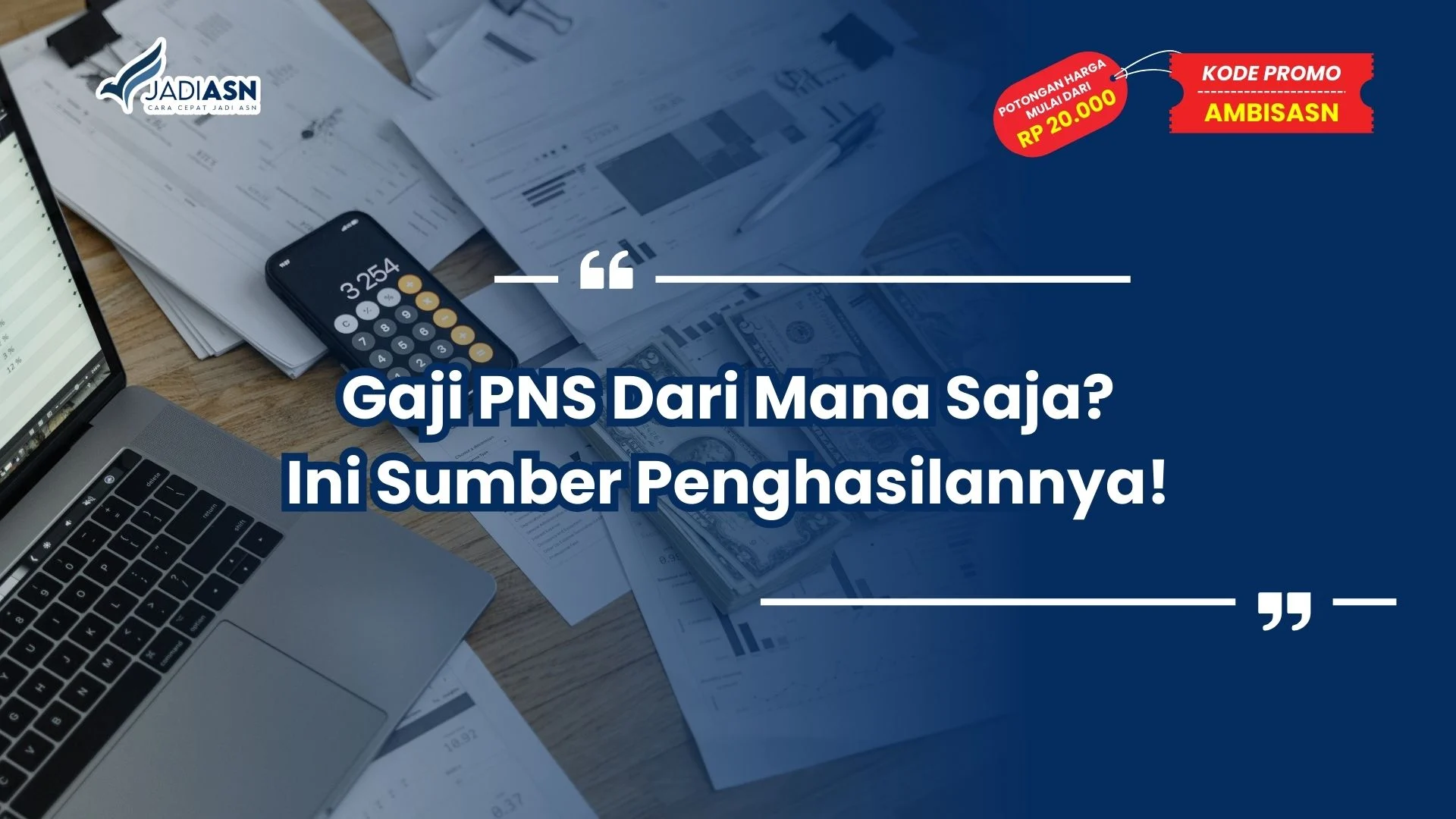gaji pns dari mana