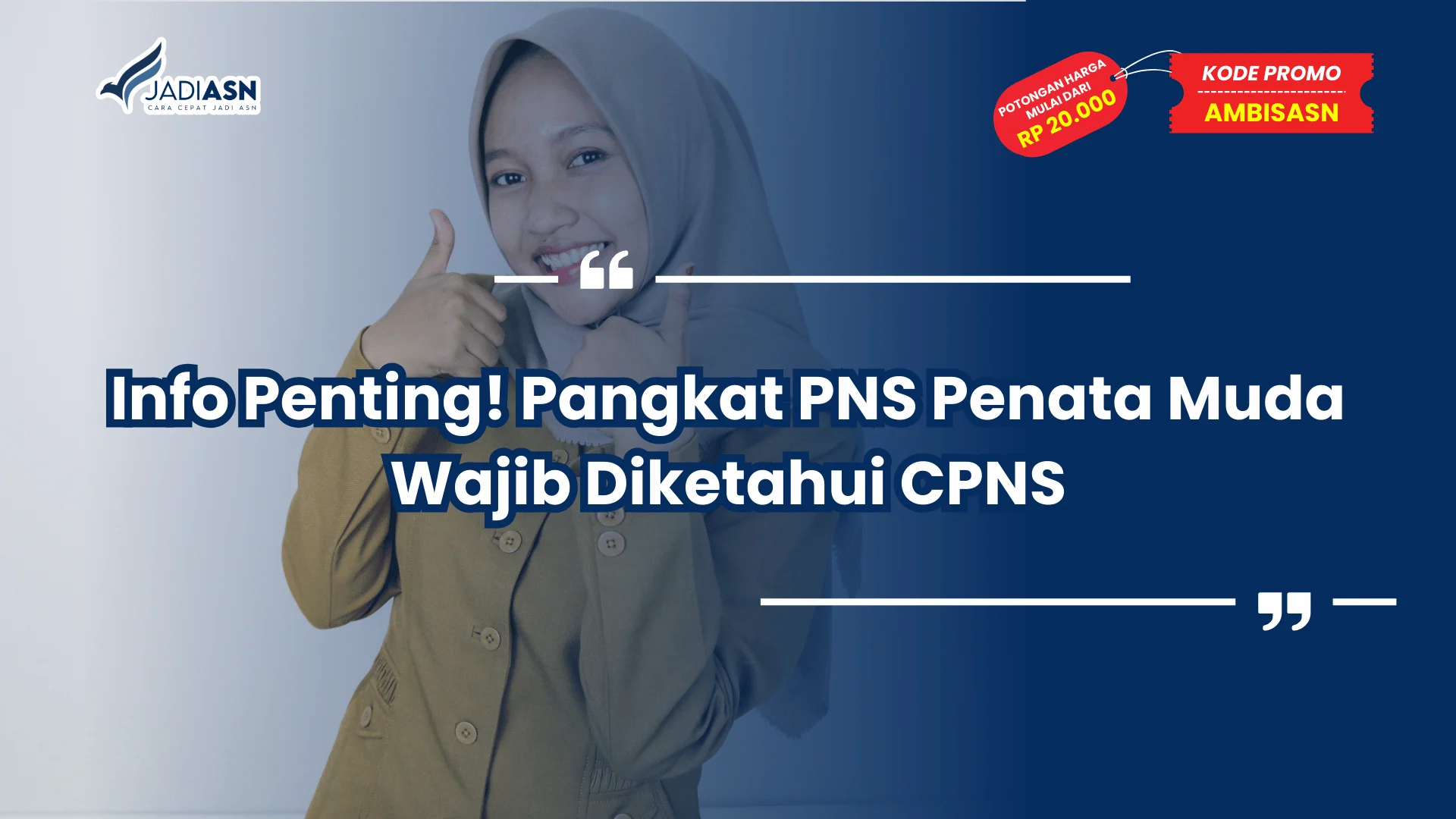 Pangkat PNS Penata Muda