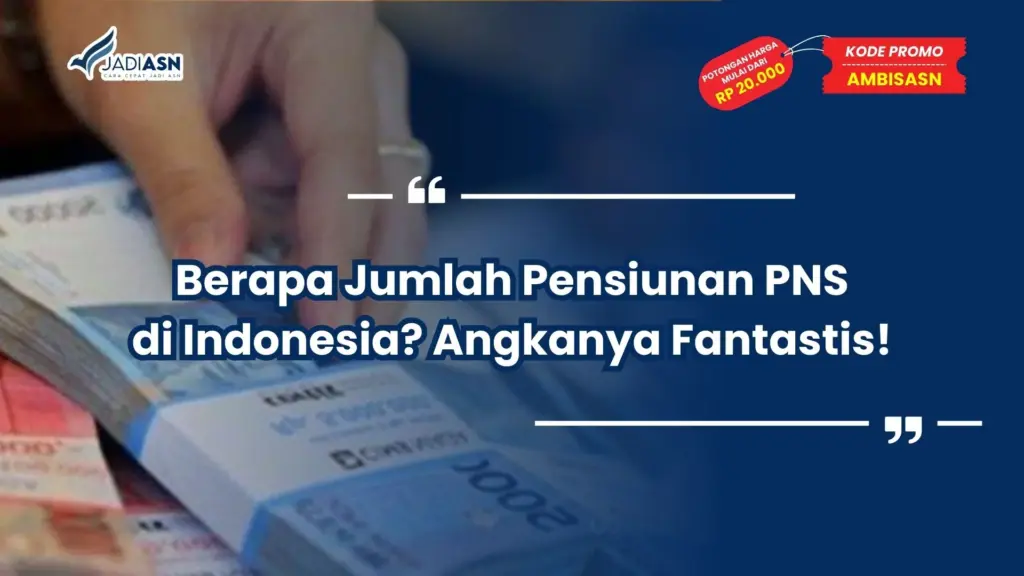 berapa jumlah pensiunan pns di indonesia