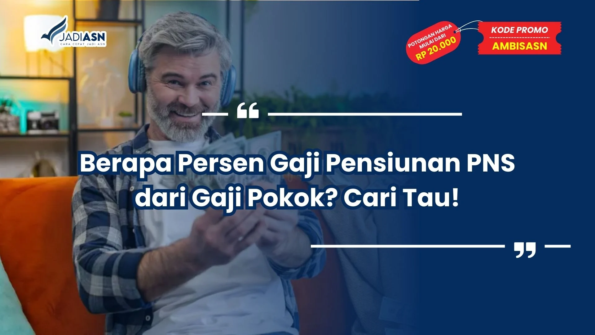 berapa persen gaji pensiunan pns dari gaji pokok