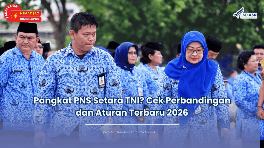 Pangkat PNS Setara TNI
