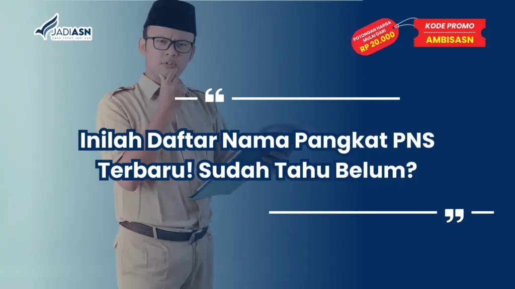 Nama Pangkat PNS