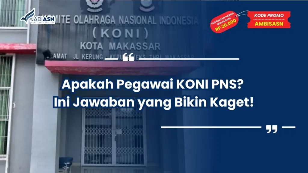 Apakah Pegawai KONI PNS