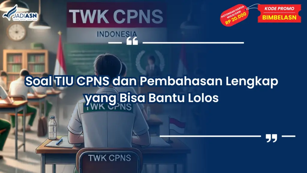 Soal tiu cpns dan pembahasan