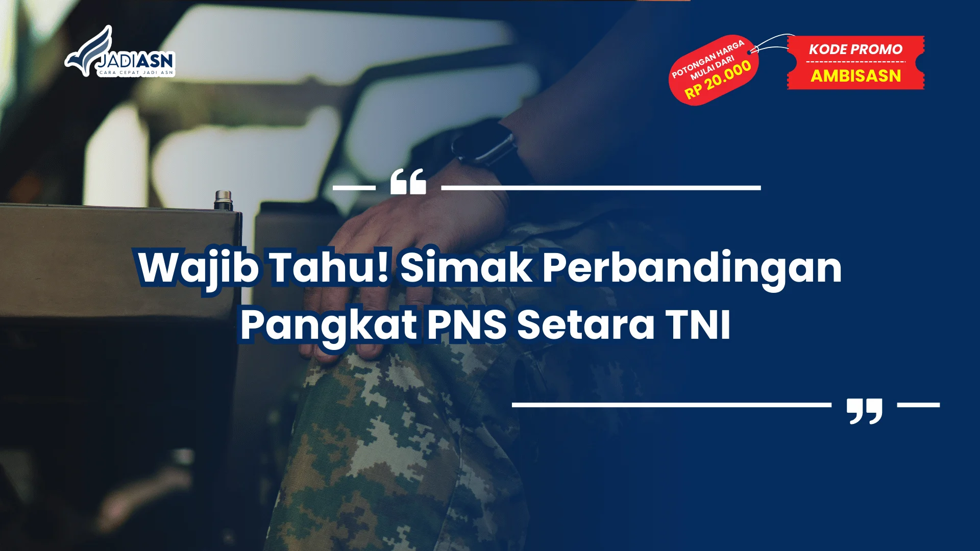 Pangkat PNS Setara TNI