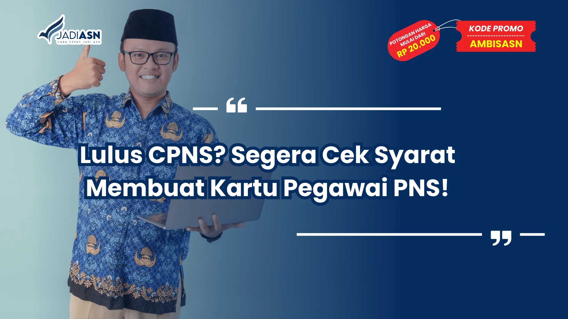 Syarat Membuat Kartu Pegawai PNS