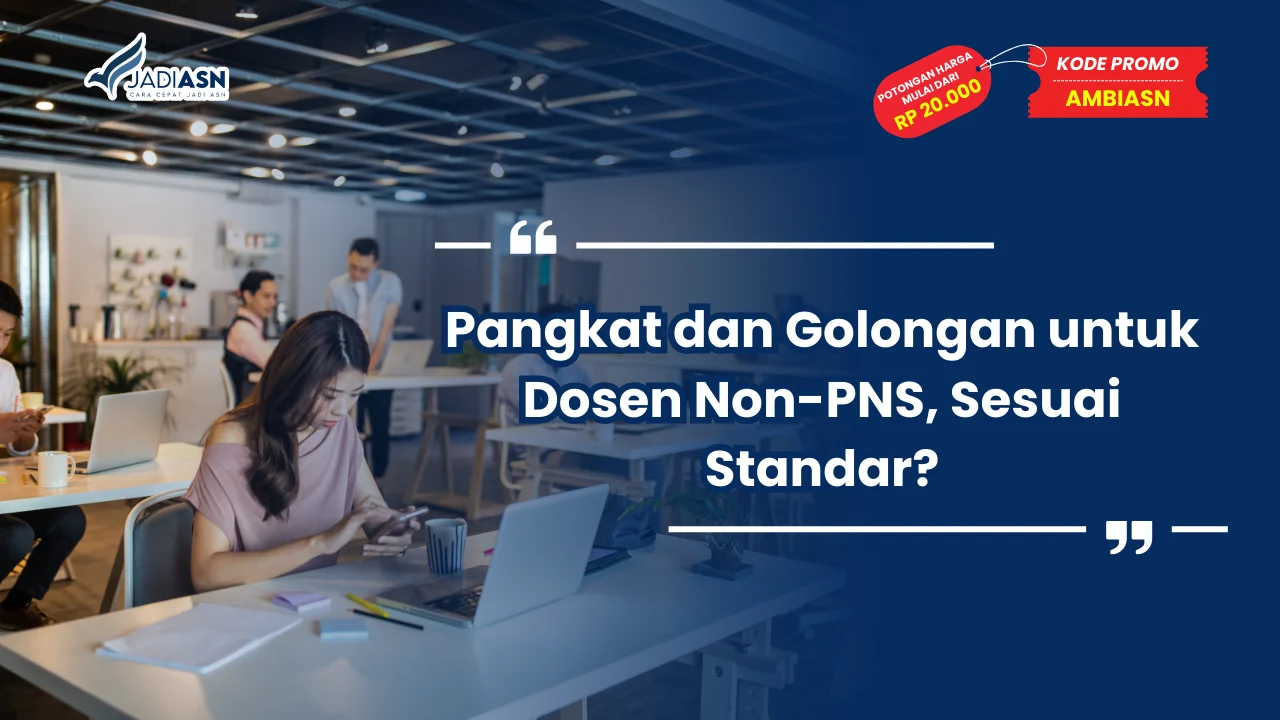 Pangkat dan Golongan Dosen Non-PNS