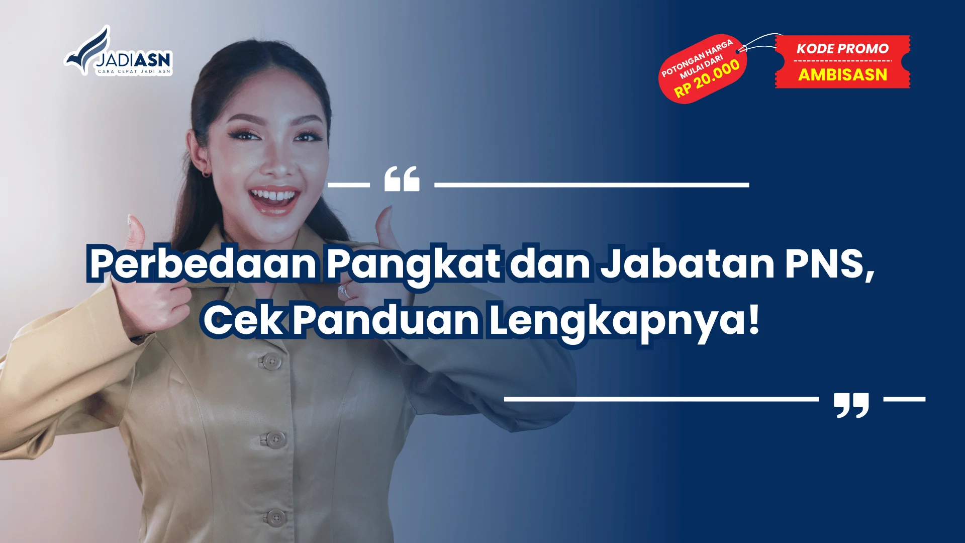 Perbedaan Pangkat dan Jabatan PNS