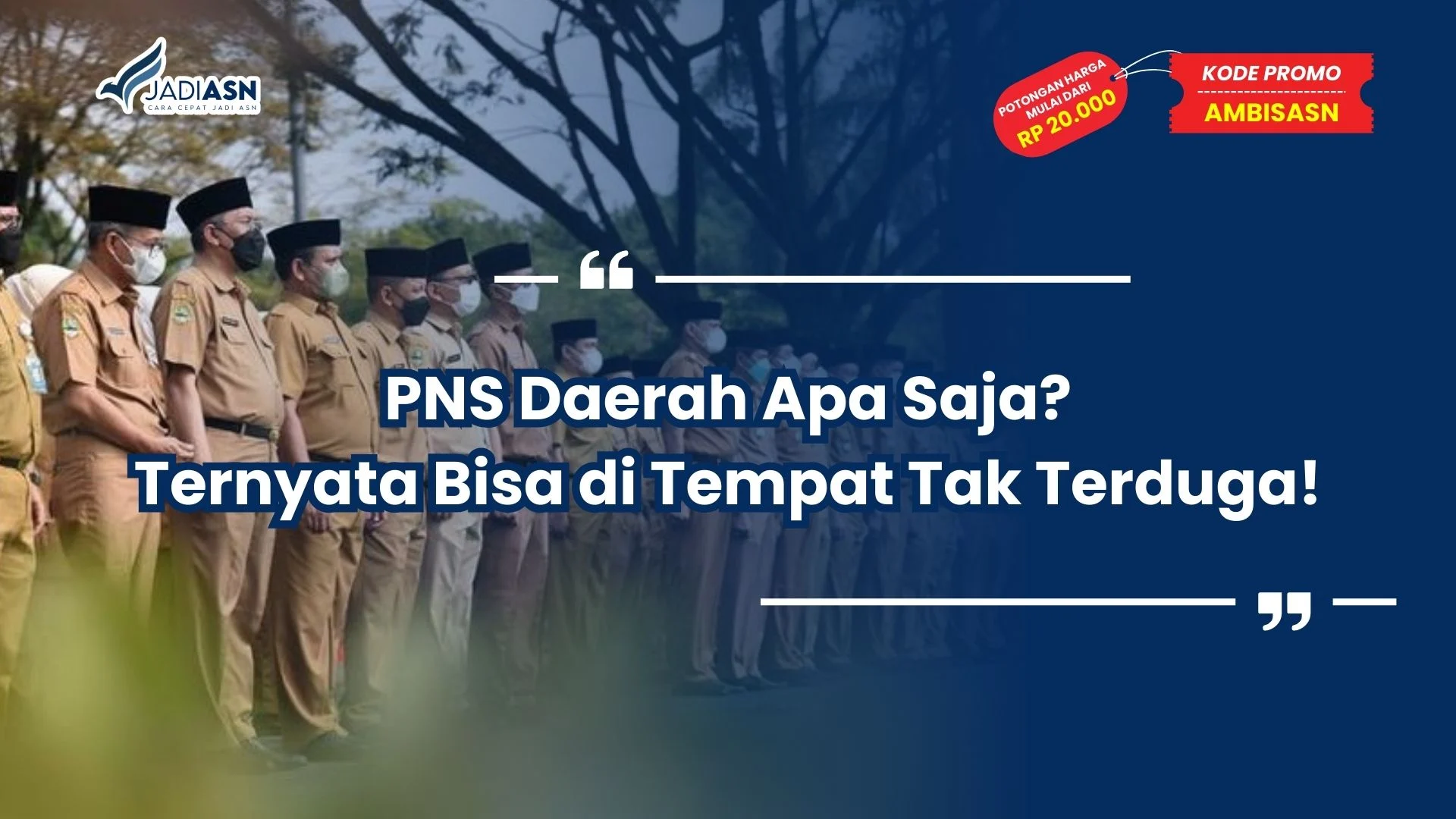 pns daerah apa saja
