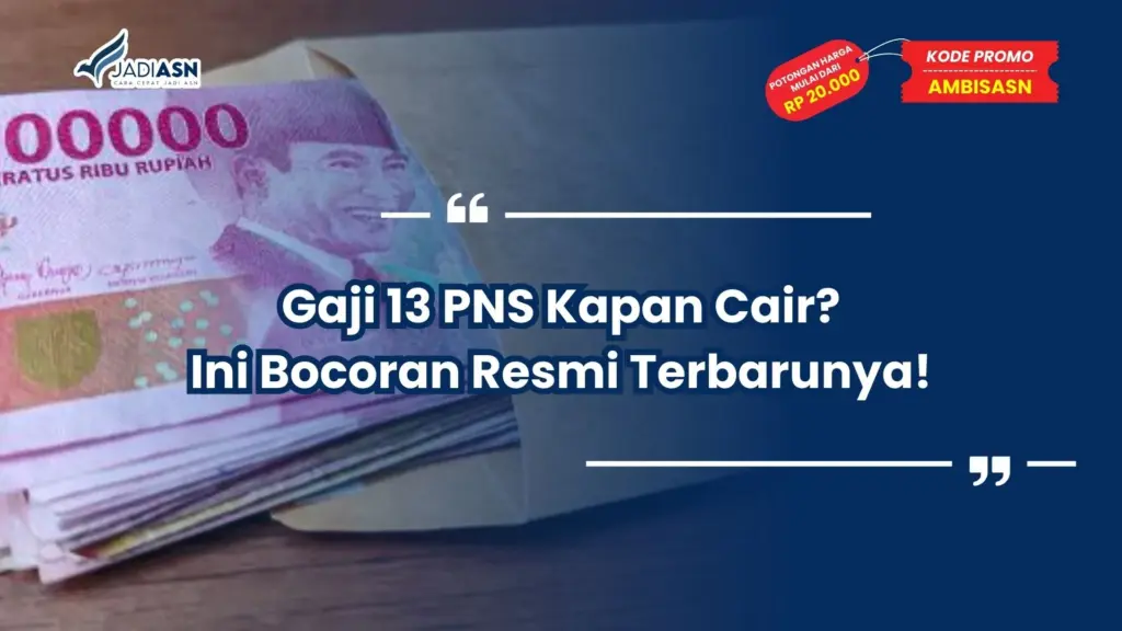 gaji 13 pns kapan cair
