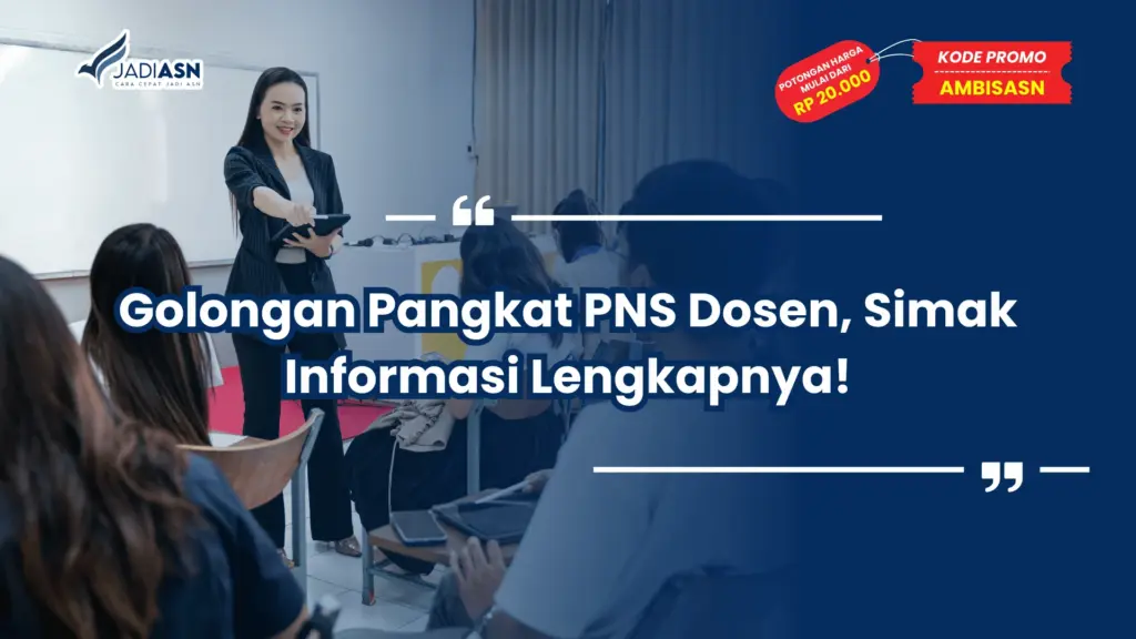 Golongan Pangkat PNS Dosen