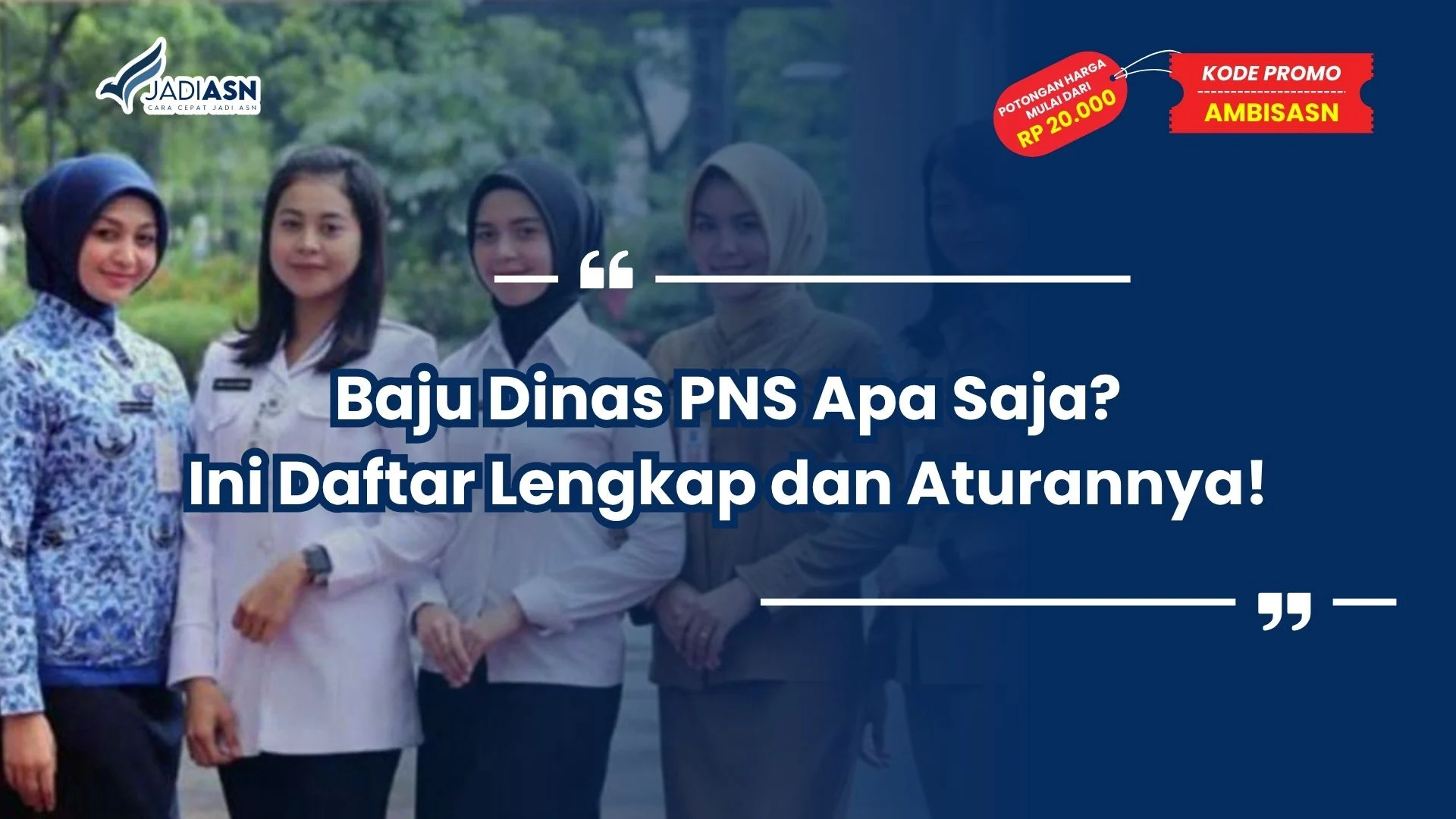 baju dinas pns apa saja?