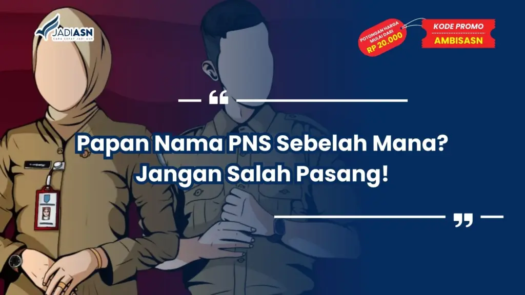 papan nama pns sebelah mana