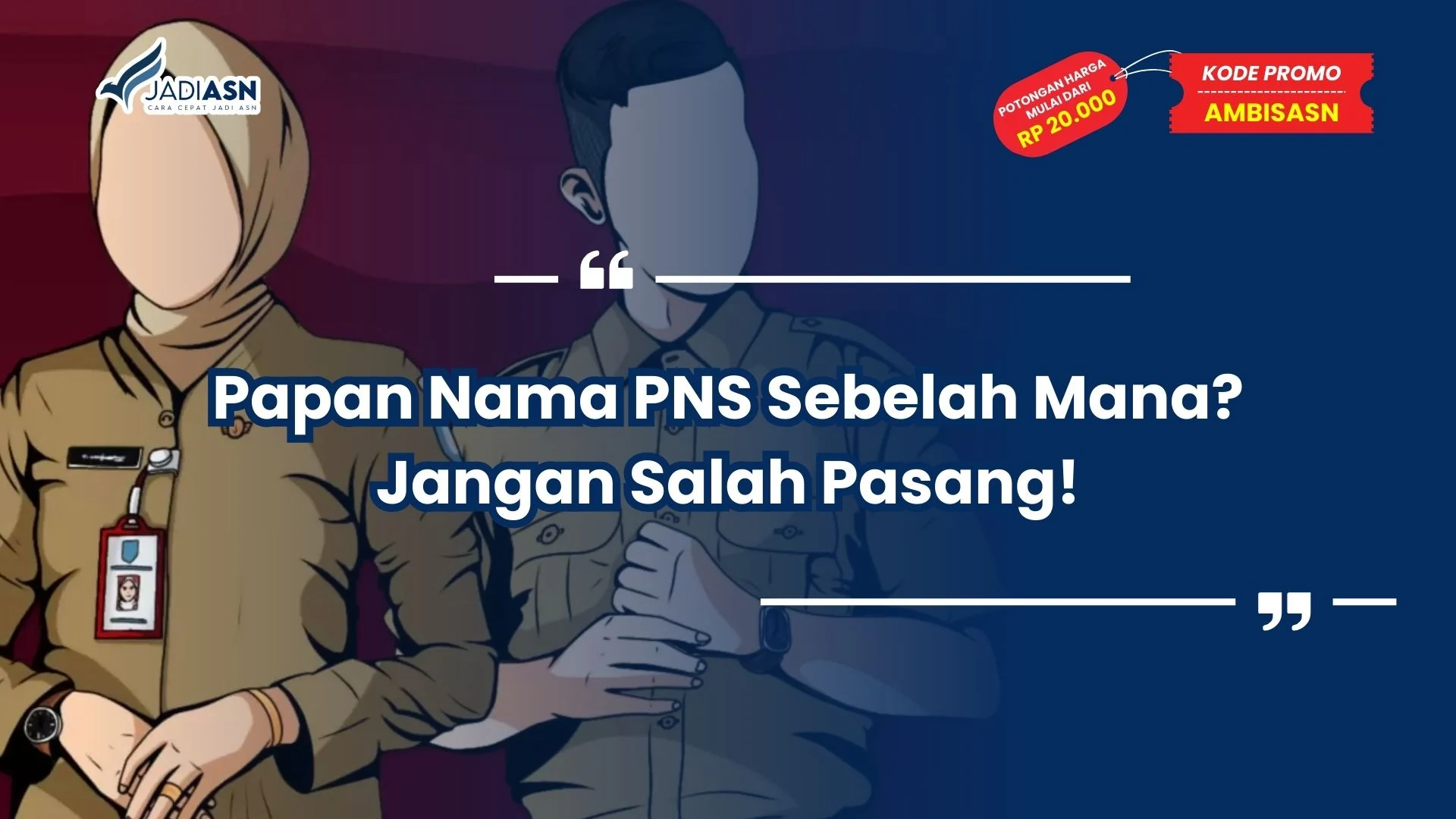 papan nama pns sebelah mana