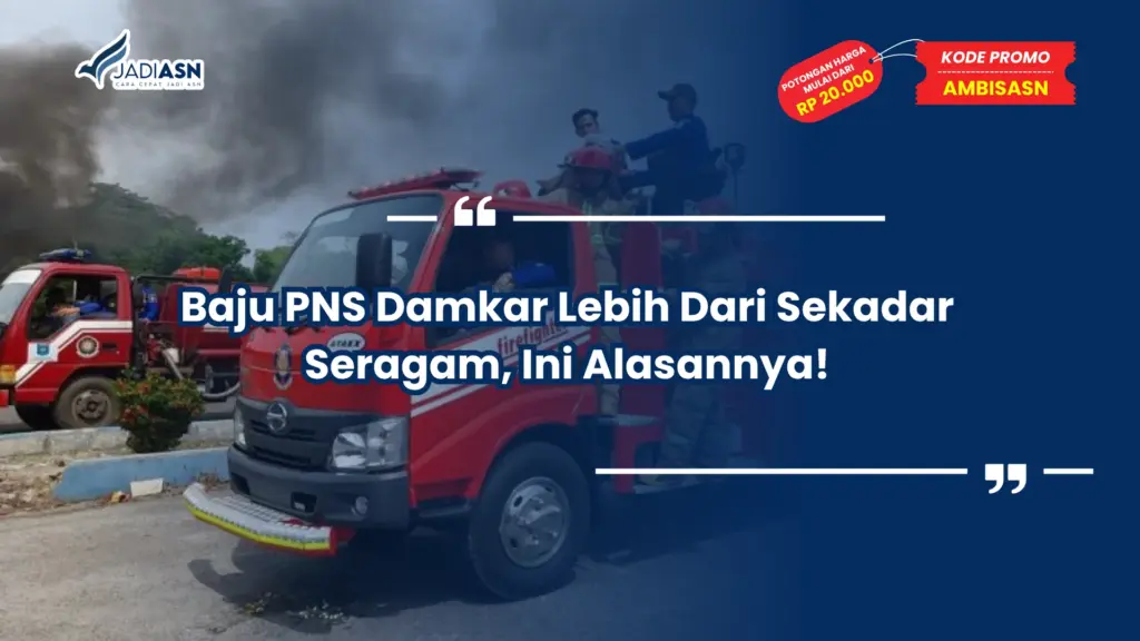 Baju PNS Damkar Lebih Dari Sekadar Seragam, Ini Alasannya!
