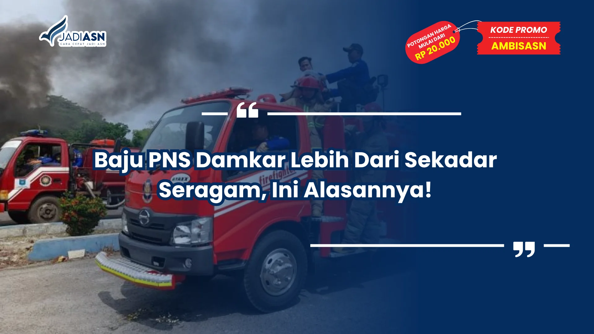 Baju PNS Damkar Lebih Dari Sekadar Seragam, Ini Alasannya!