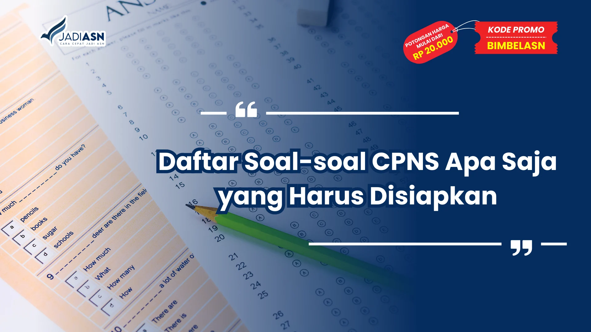 Soal-soal CPNS Apa Saja