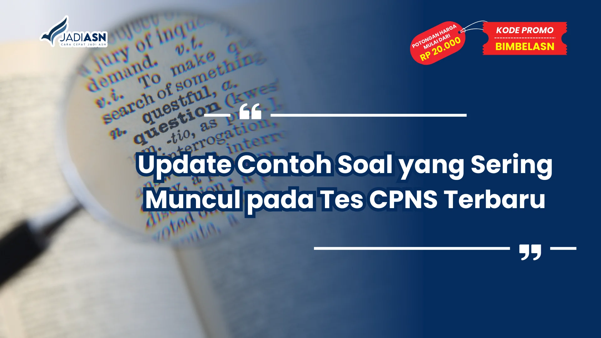 Contoh Soal yang Sering Muncul pada Tes CPNS