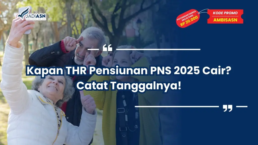 kapan thr pensiunan pns 2025 cair
