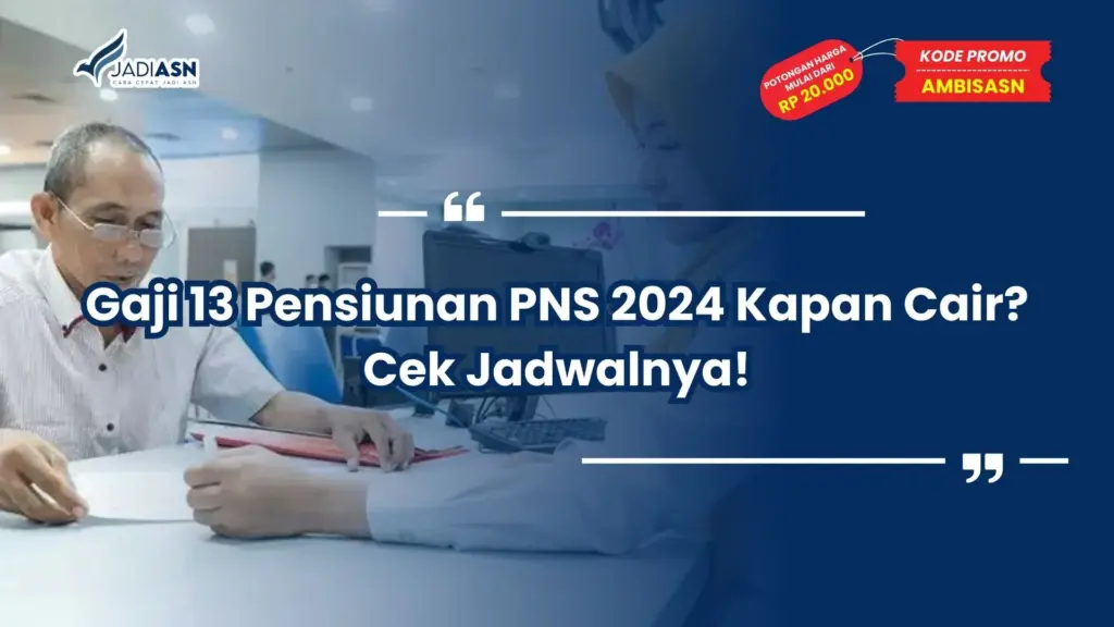gaji 13 pensiunan pns 2024 kapan cair