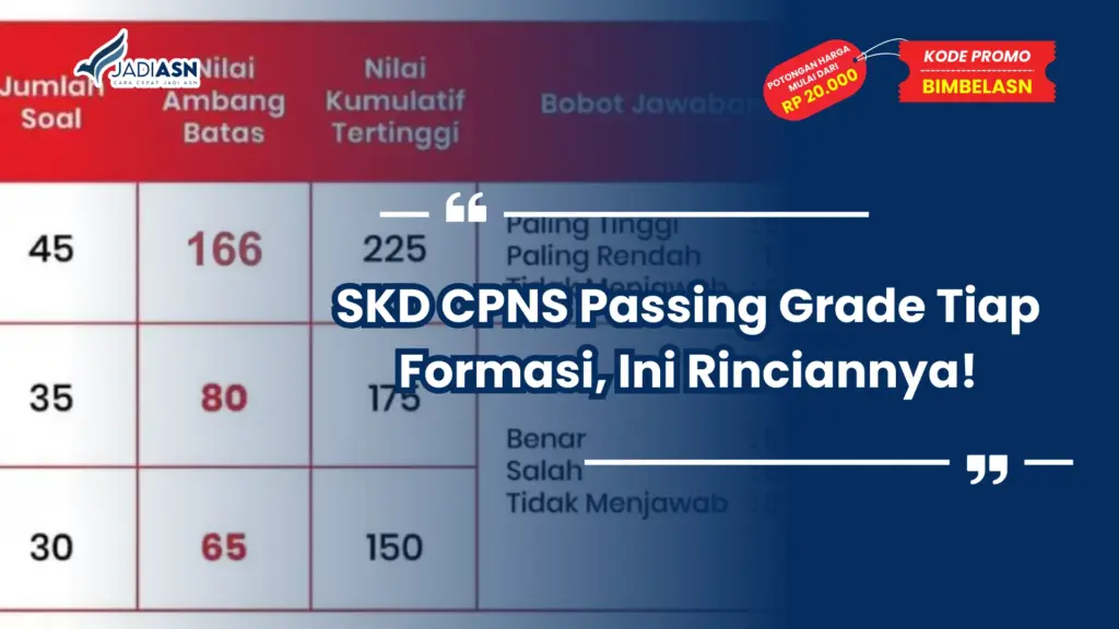 SKD CPNS Passing Grade