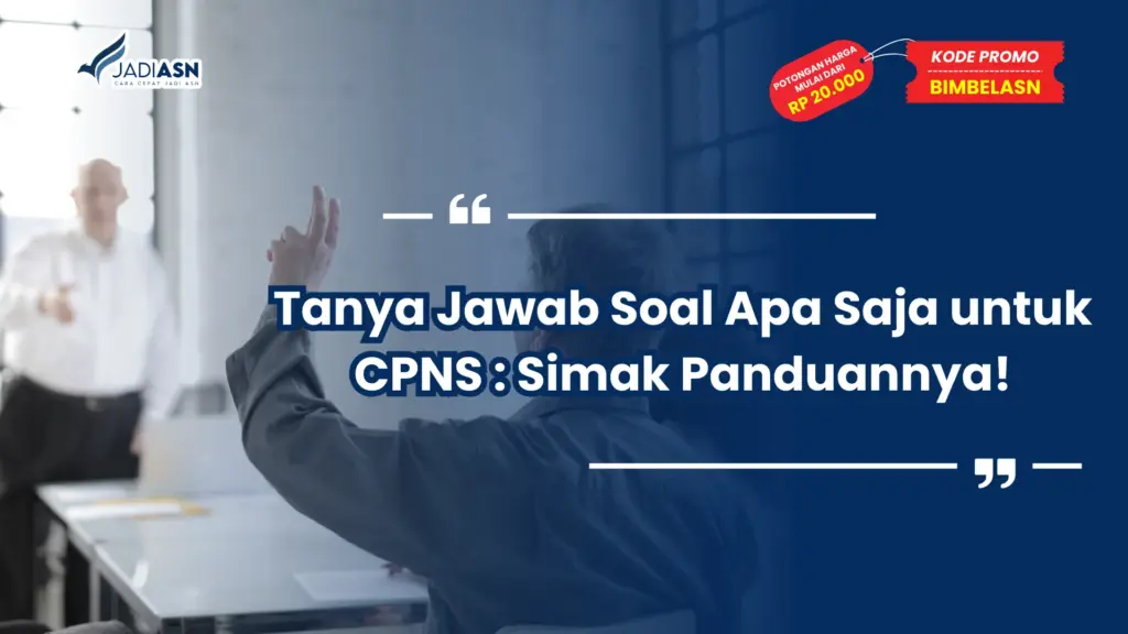 Soal Apa Saja untuk CPNS
