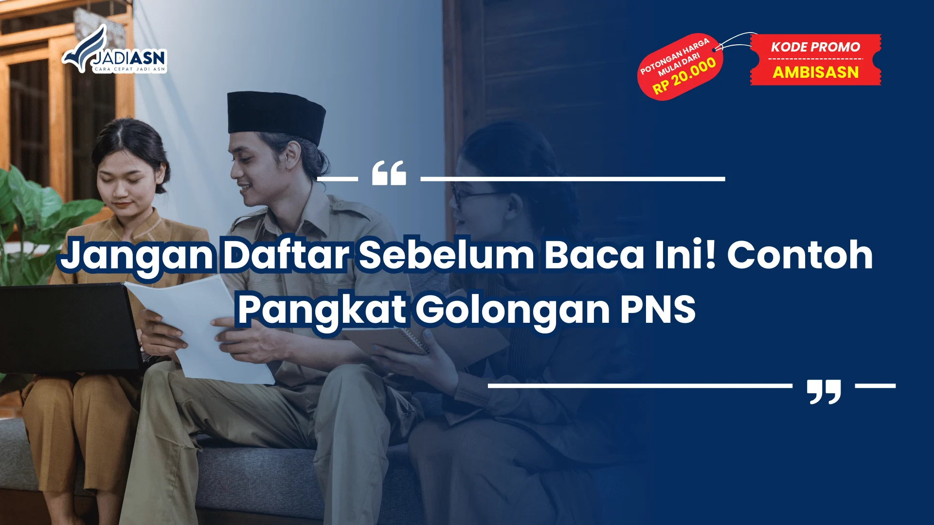 Contoh Pangkat Golongan PNS