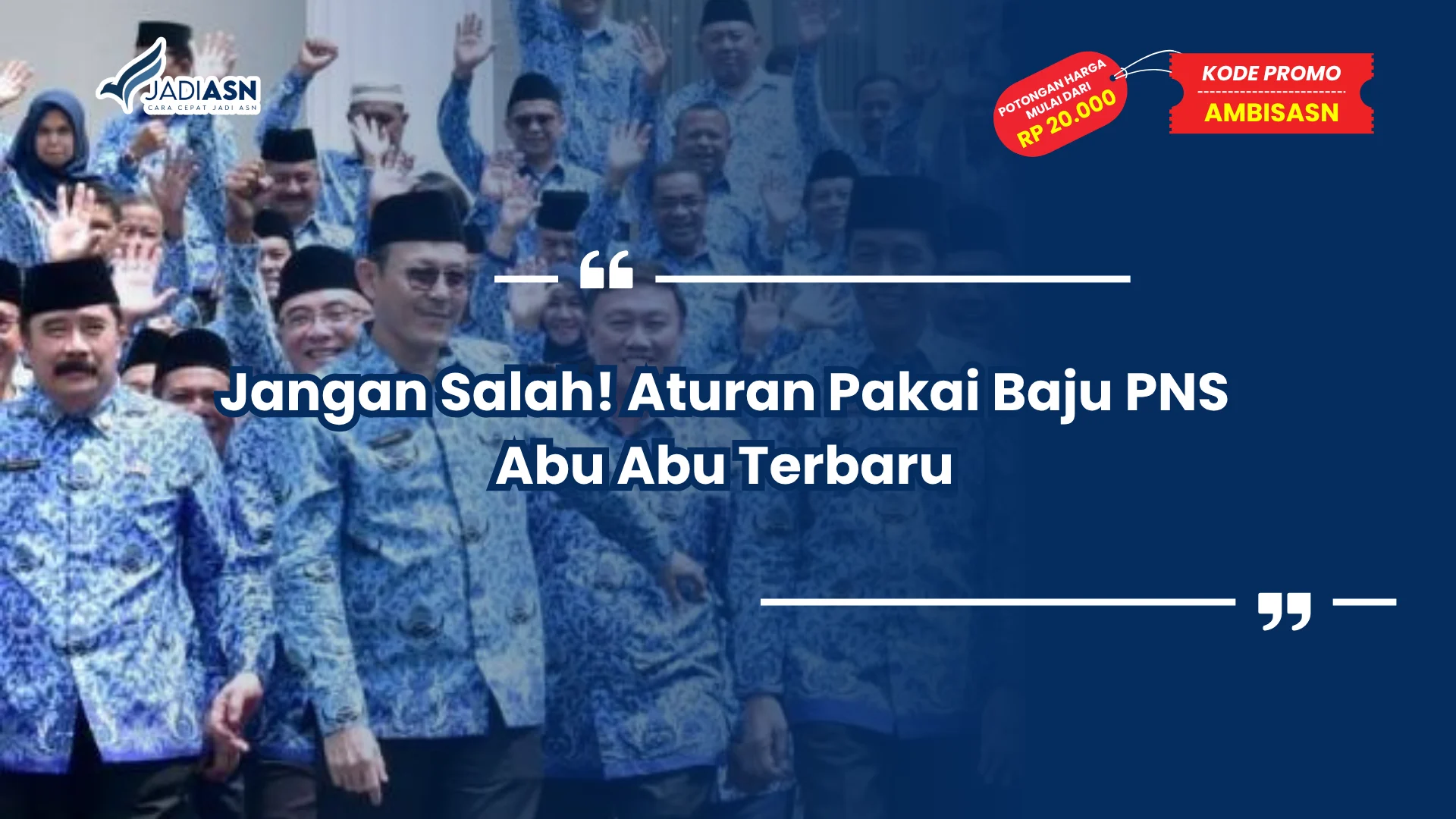 Jangan Salah! Aturan Pakai Baju PNS Abu Abu Terbaru