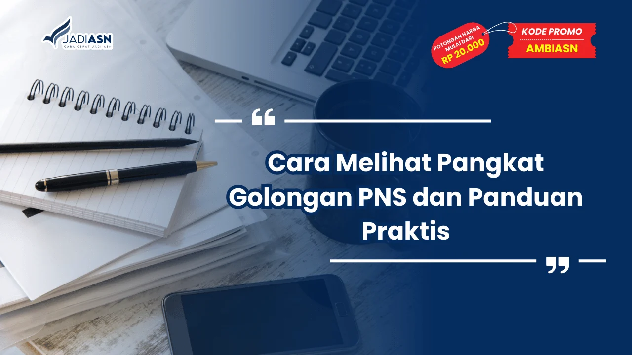 Cara Melihat Pangkat Golongan PNS