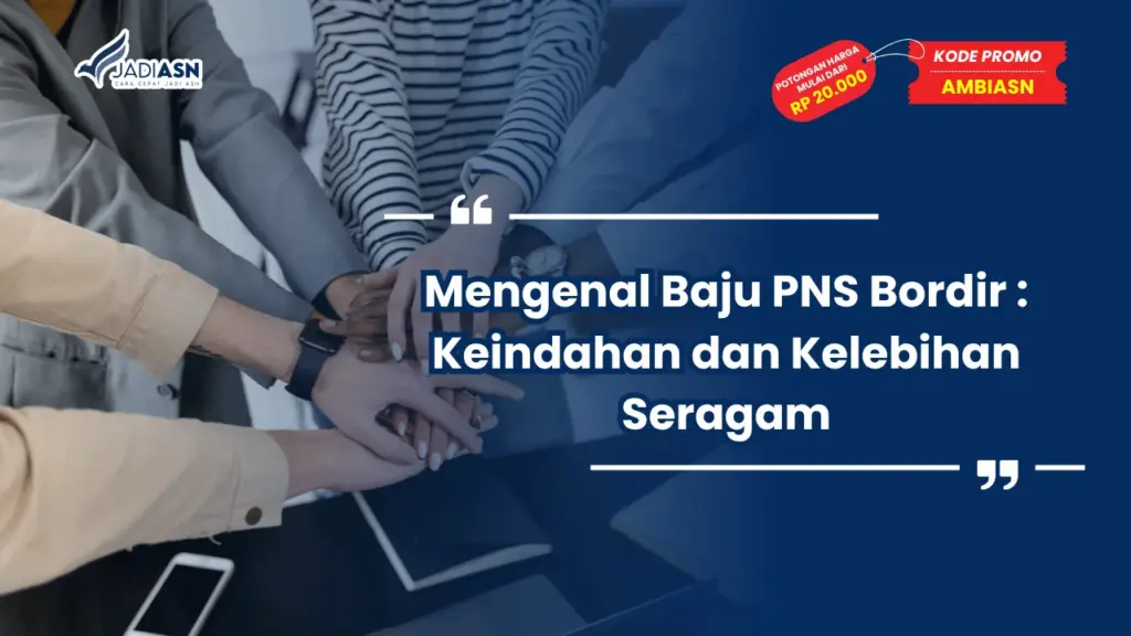 Baju PNS Bordir